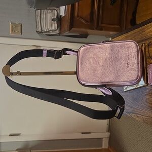 Coach Like New C0917 Metallic Pink Crossbody $290 Retail.